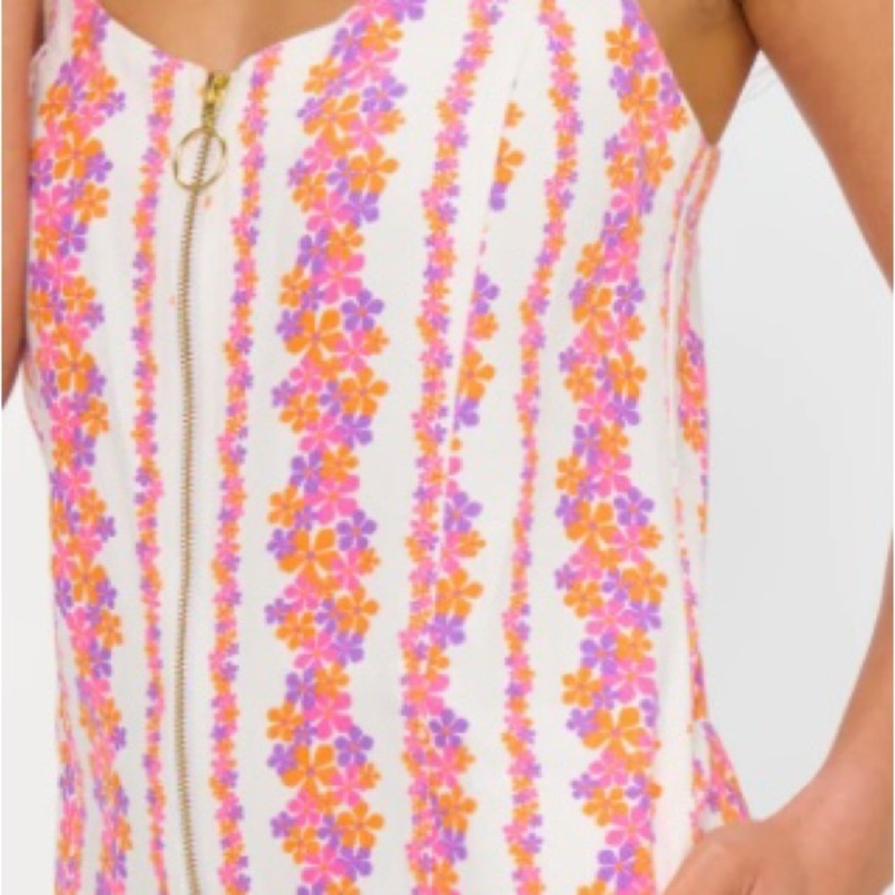 Show Me Your MuMu romper size large ……these are omg cute pink purple and orange